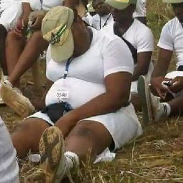 Lol!! What Are These Heavily Pregnant Women Doing In NYSC Camp [See Photos]